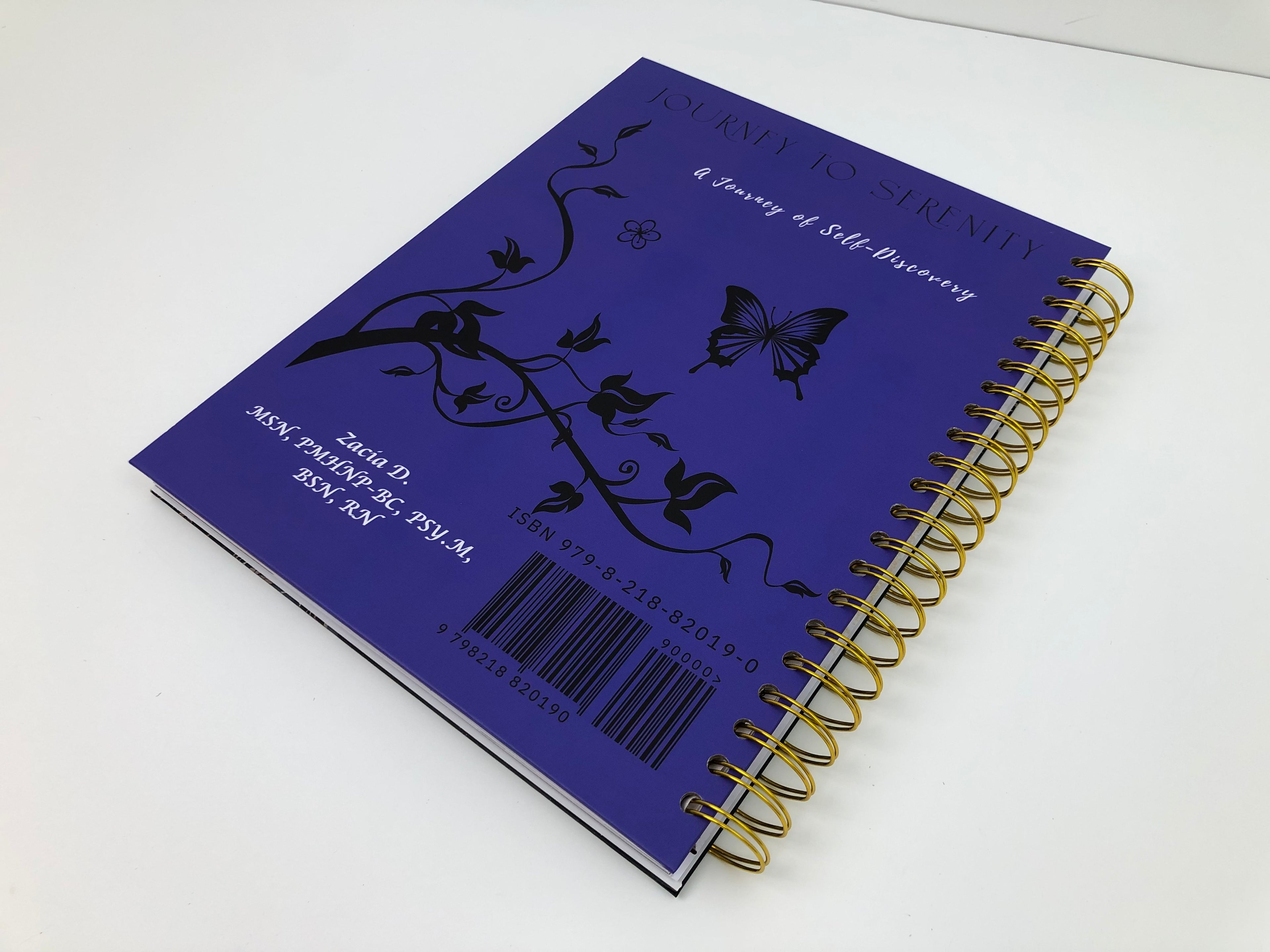 Journey to Serenity- An interactive scratch off Wellness Journal